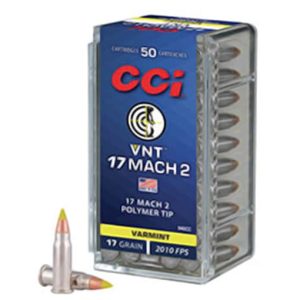 17 Mach 2 ammo box