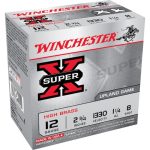 Winchester Super-X High Brass Ammunition 12 Gauge 2-3/4" 1-1/4 oz #8 Shot