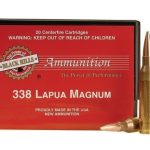 Black Hills Ammunition 338 Lapua Magnum 250 Grain Sierra MatchKing Hollow Point Boat Tail Box of 20