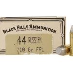Black Hills Cowboy Action Ammunition 44 Russian 210 Grain Lead Flat Point Box of 50