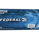 Federal Varmint and Predator Ammunition 223 Remington 50 Grain Jacketed Hollow Point
