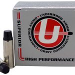 Underwood Ammunition 44 Remington Magnum 255 Grain Lead Keith-Type Semi-Wadcutter Box of 20