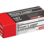 Aguila Ammunition 9mm Luger 147 Grain Full Metal Jacket Flat Nose