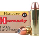 Hornady Custom Ammunition 44 Remington Magnum 300 Grain XTP Jacketed Hollow Point Box of 20