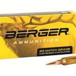 Berger Match Grade Ammunition 6.5 PRC 140 Grain Elite Hunter Hollow Point Box of 20