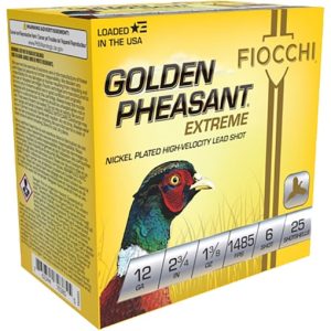 Fiocchi Golden Pheasant shotshell box