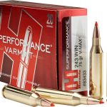 Hornady Superformance Varmint Ammunition 243 Winchester 75 Grain V-MAX Polymer Tip Box of 20