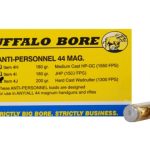 Buffalo Bore Ammunition 44 Remington Magnum 200 Grain Hard Cast Lead Wadcutter Anti-Personnel Box of 20