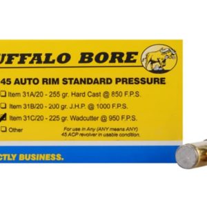 Buffalo Bore ammunition box