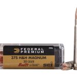 Federal Premium Safari Ammunition 375 H&H Magnum 300 Grain Swift A-Frame