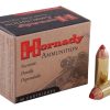 Hornady ammunition box and bullets
