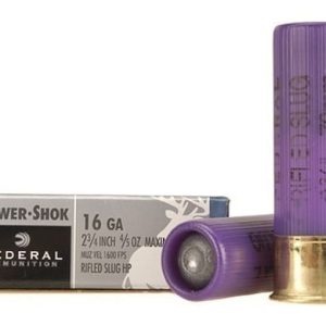 Purple shotgun shells and box