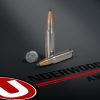 Rifle ammunition on dark background