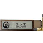 Grizzly Ammunition 45-70 Government +P 405 Grain Cast Performance Lead Wide Long Nose Gas Check Box of 20