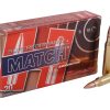 Match ammunition box and cartridges