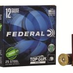 Federal Top Gun Ammunition 12 Gauge 2-3/4" 1 oz #7-1/2 Non-Toxic Steel Shot Paper Wad