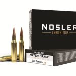 Nosler Match Grade Ammunition 260 Remington 130 Grain RDF Hollow Point Boat Tail Box of 20