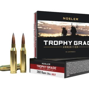 Nosler Trophy Grade ammunition box