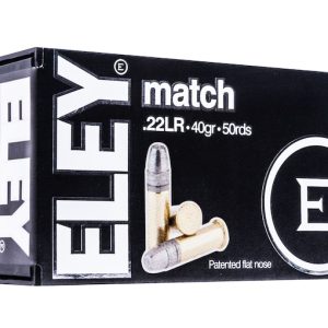 Eley match .22LR cartridges
