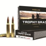 Nosler Trophy Grade Ammunition 338 Lapua Magnum 300 Grain AccuBond Box of 20