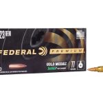 Federal Premium Gold Medal Ammunition 223 Remington 77 Grain Sierra MatchKing Hollow Point Boat Tail