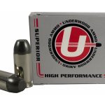 Underwood Ammunition 45 Super 255 Grain Hard Cast Flat Nose Box of 20