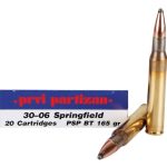 30-06 Springfield cartridges