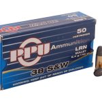 Prvi Partizan Ammunition 38 S&W 145 Grain Lead Round Nose Box of 50