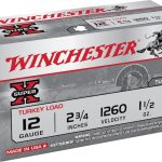 Winchester Super-X Turkey Ammunition 12 Gauge 2-3/4" 1-1/2 oz #4 Copper Plated Shot Box of 10
