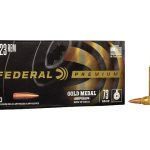 Federal Premium Gold Medal Berger Ammunition 223 Remington 73 Grain Berger Hollow Point Boat Tail Box of 20