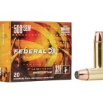 Federal Fusion Ammunition 500 S&W Magnum 325 Grain Bonded Jacketed Hollow Point