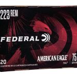 Federal American Eagle Ammunition 223 Remington 75 Grain Total Metal Jacket