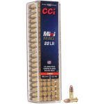 CCI Mini-Mag Ammunition 22 Long Rifle 40 Grain Plated Lead Round Nose