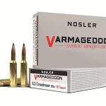 Nosler Varmageddon Ammunition 6.5 Creedmoor 90 Grain Polymer Tip Flat Base Box of 20