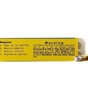 45-70 Magnum ammunition box
