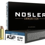 Nosler ASP Ammunition 10mm Auto 180 Grain Jacketed Hollow Point