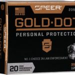 Speer Gold Dot Ammunition 357 Sig 125 Grain Jacketed Hollow Point Box of 20