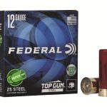 Federal Top Gun 1300 Ammunition 12 Gauge 2-3/4" 1-1/8 oz #7-1/2 Non-Toxic Steel Shot Paper Wad