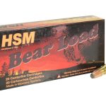 HSM Bear Ammunition 458 SOCOM 350 Grain Jacketed Flat Nose Box of 20