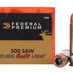 Federal Premium Ammunition 500 S&W Magnum 325 Grain Swift A-Frame Jacketed Hollow Point Box of 20