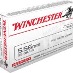 Winchester USA Ammunition 5.56x45mm NATO 55 Grain M193 Full Metal Jacket