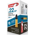 Aguila Super Extra Ammunition 22 Long Rifle Subsonic 38 Grain Lead Hollow Point