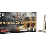 Federal Premium Meat Eater Ammunition 243 Winchester 85 Grain Trophy Copper Tipped Boat Tail Lead-Free Box of 20
