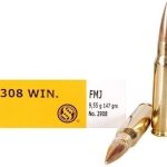 Sellier & Bellot Ammunition 308 Winchester 147 Grain Full Metal Jacket