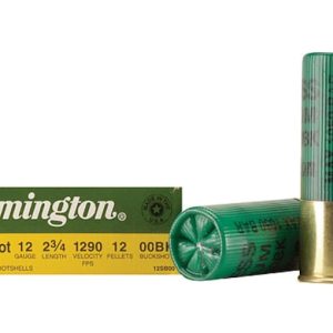Remington buckshot shells and box