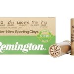 Remington Premier Nitro Gold Sporting Clays Target Ammunition 12 Gauge 2-3/4" 1-1/8 oz #7-1/2 Shot High Velocity