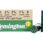 Remington Premier STS Light Target Ammunition 12 Gauge 2-3/4" 1-1/8 oz #9 Shot