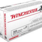 Winchester USA Ammunition 38 Special +P 125 Grain Jacketed Hollow Point