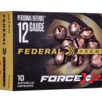 Federal Premium Personal Defense Ammunition 12 Gauge 2-3/4" Force X2 00 Buckshot 9 Pellets