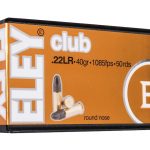 Eley Club Ammunition 22 Long Rifle 40 Grain Lead Round Nose